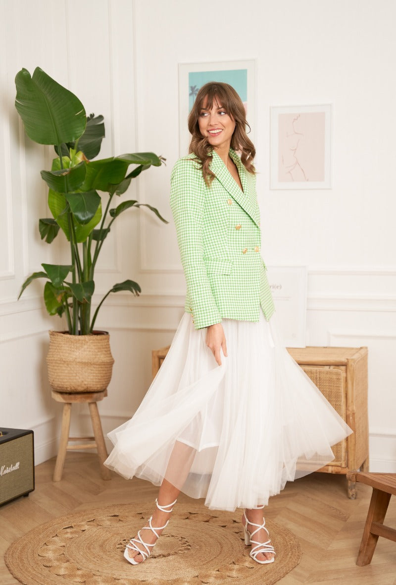 Carrie Tulle Skirt Blush-S/M-Fi&Co Boutique
