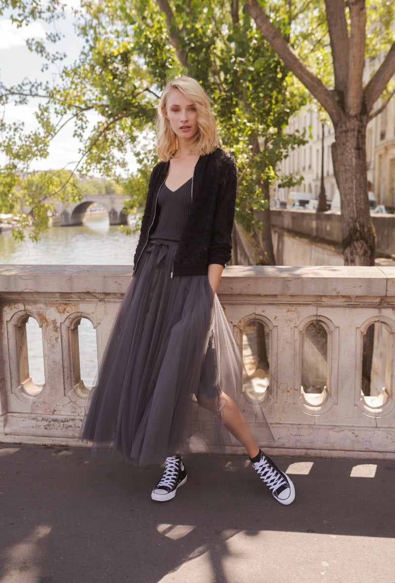 Carrie Tulle Skirt Blush-S/M-Fi&Co Boutique