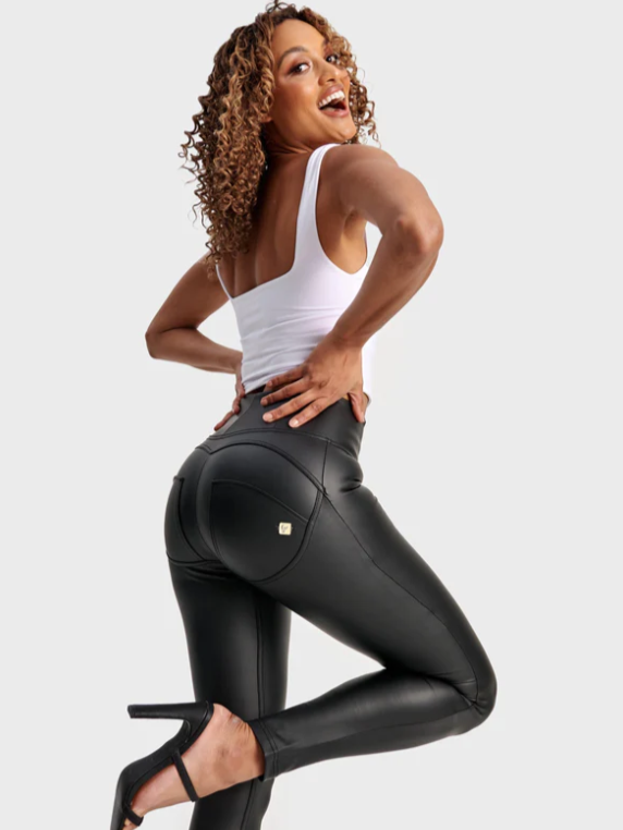 Freddy High Rise Faux Leather Pants-6/XS-Fi&Co Boutique