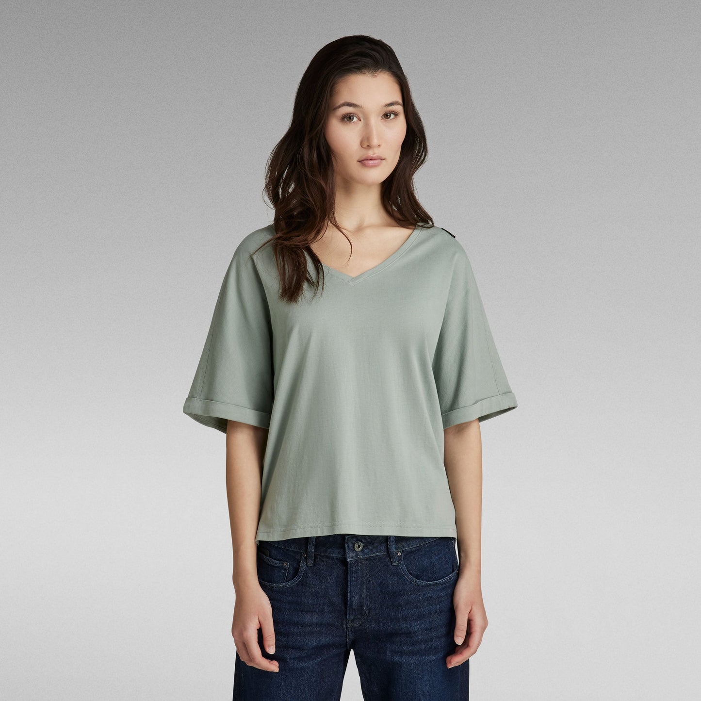 G-STAR JOOSA LOOSE TOP ICEBURG GREEN-Fi&Co Boutique