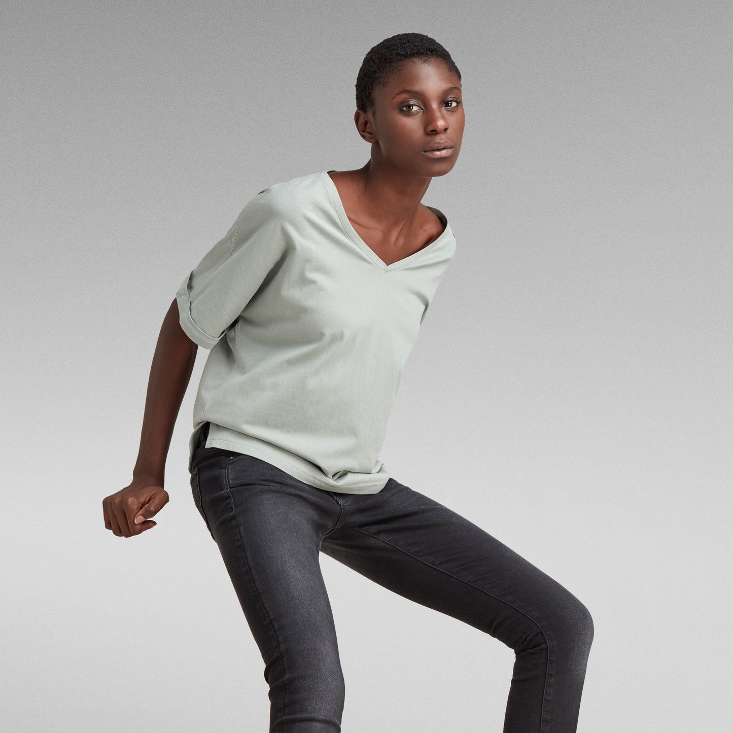 G-STAR JOOSA LOOSE TOP ICEBURG GREEN-Fi&Co Boutique