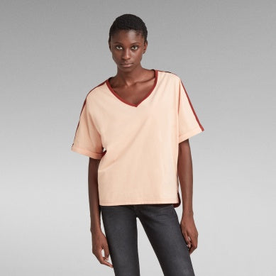G-STAR JOOSA LOOSE TOP PEACH/AUBURN-Fi&Co Boutique
