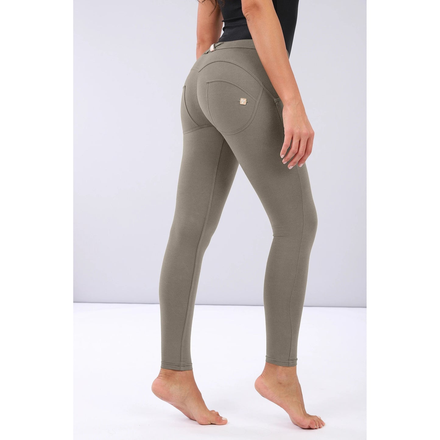 Freddy WR.UP KHAKI GREEN SKINNY MID-RISE-Khaki Green-Fi&Co Boutique