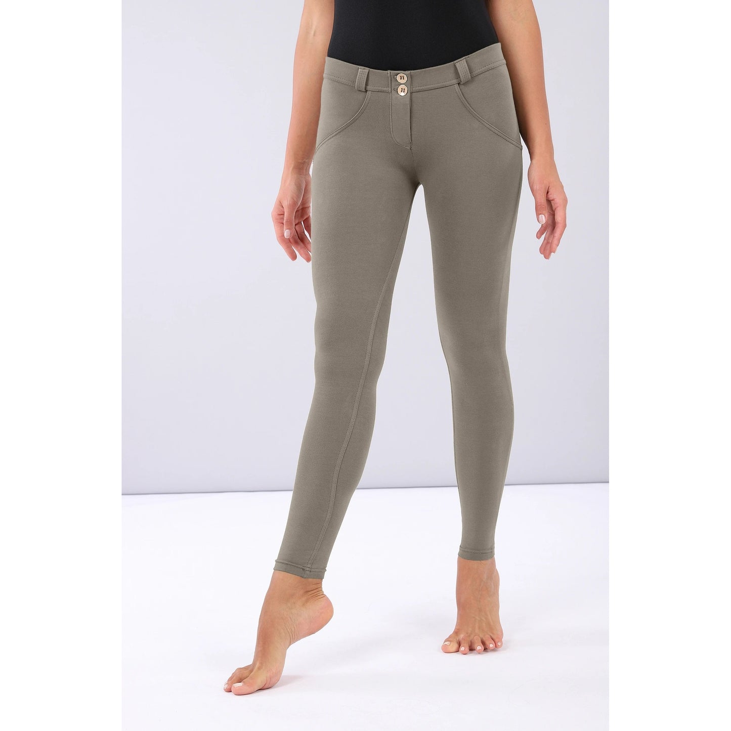 Freddy WR.UP KHAKI GREEN SKINNY MID-RISE-Khaki Green-Fi&Co Boutique