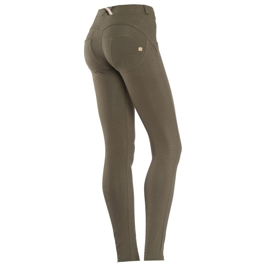 Freddy WR.UP KHAKI GREEN SKINNY MID-RISE-Khaki Green-Fi&Co Boutique