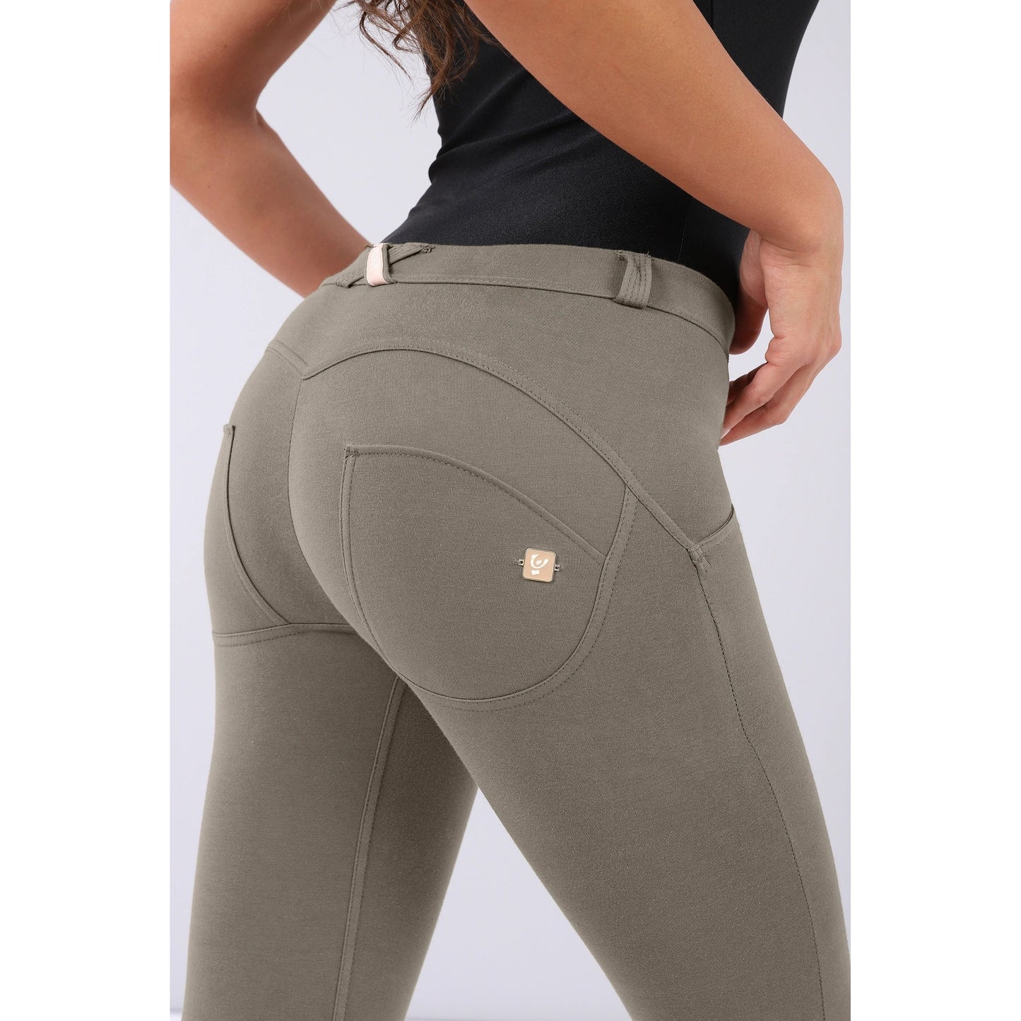 Freddy WR.UP KHAKI GREEN SKINNY MID-RISE-Khaki Green-Fi&Co Boutique