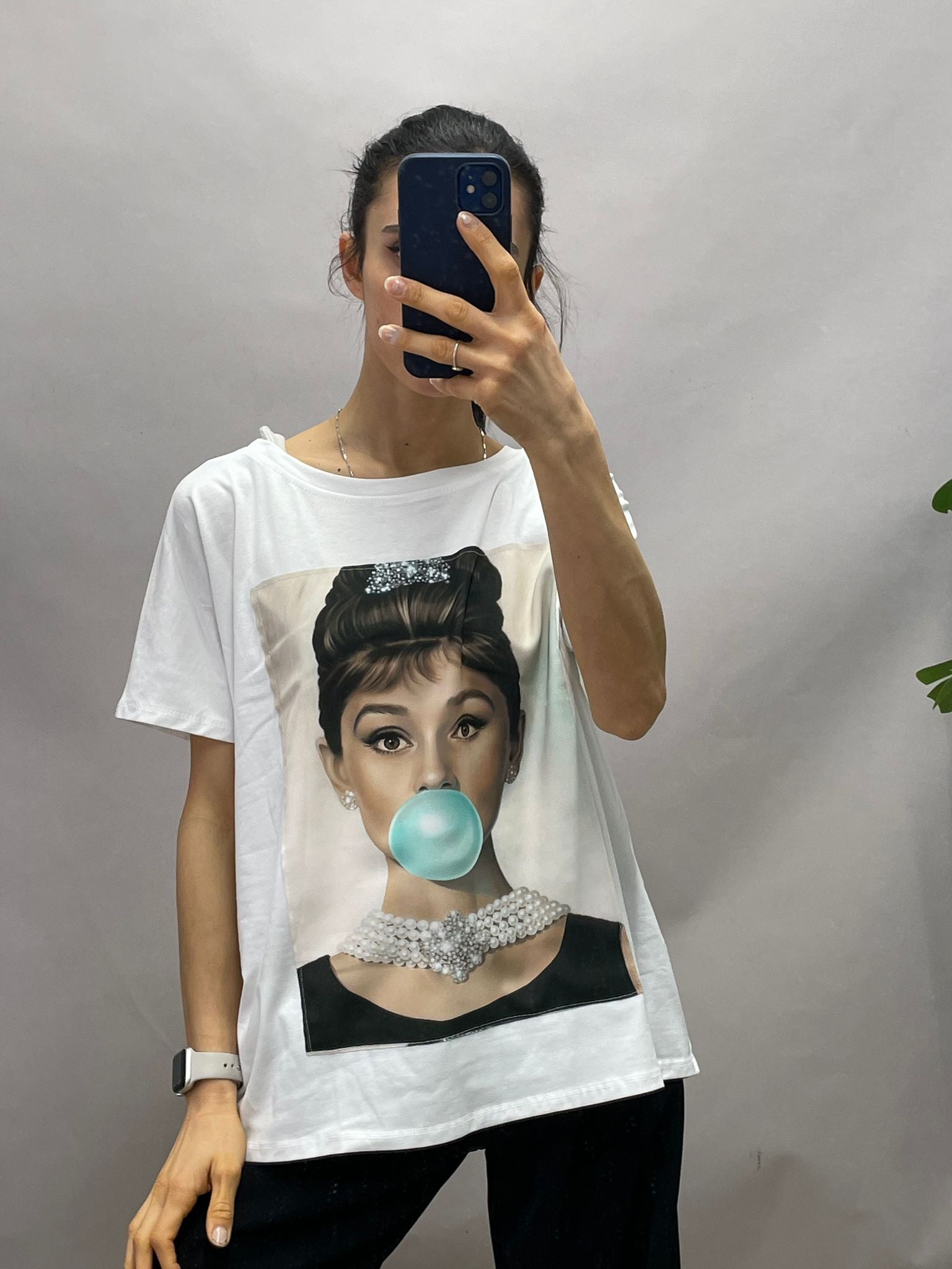 Audrey T-Shirt-White-Fi&Co Boutique