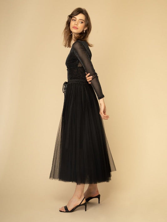 Carrie Tulle Skirt Black