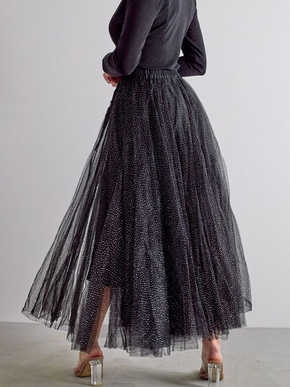 Chana Sparkle Tulle Skirt