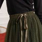 Charlotte Khaki Polka Dot Tulle Skirt-S/M-Fi&Co Boutique