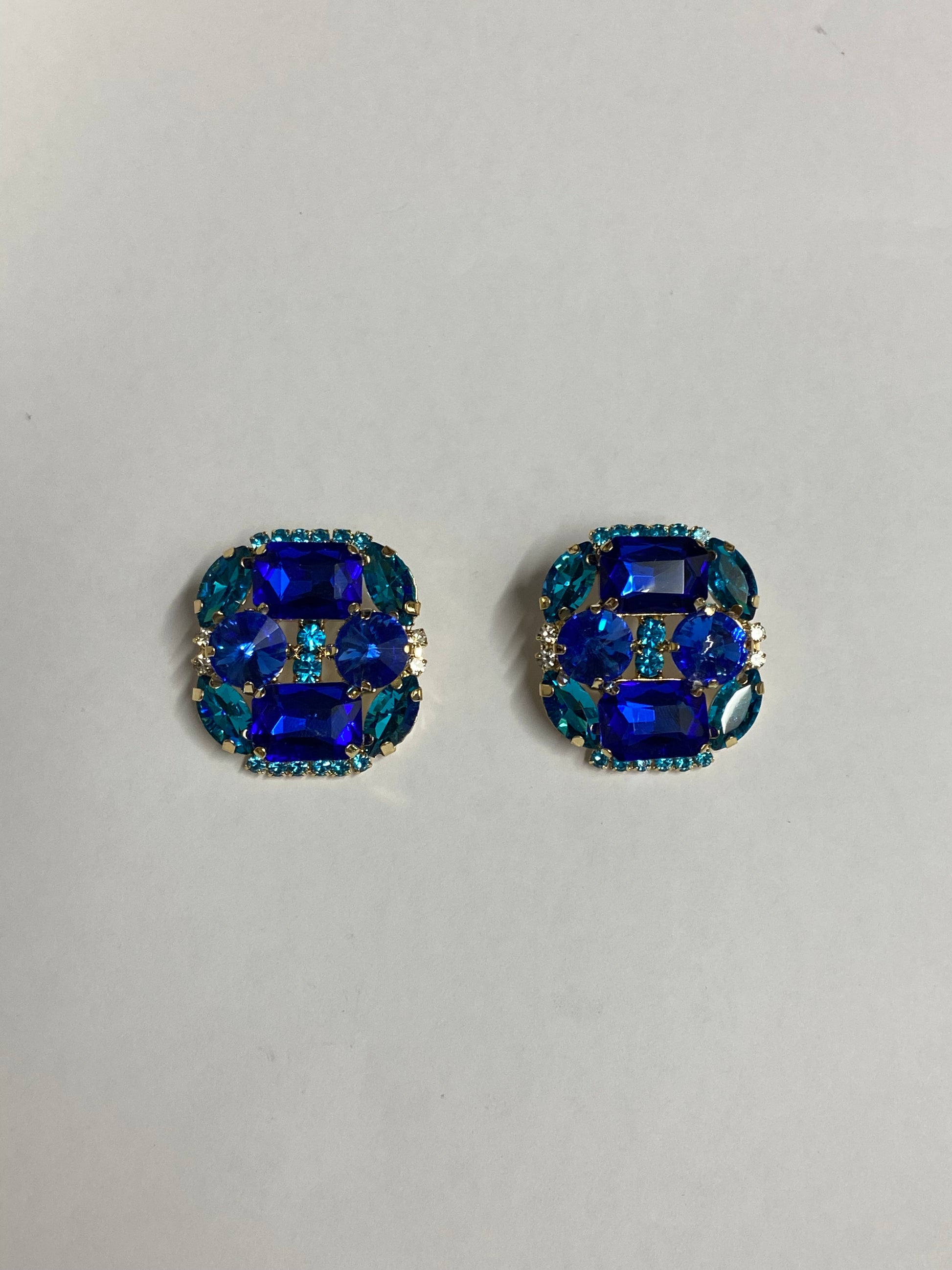 Chunky Diamond Earrings-Fi&Co Boutique