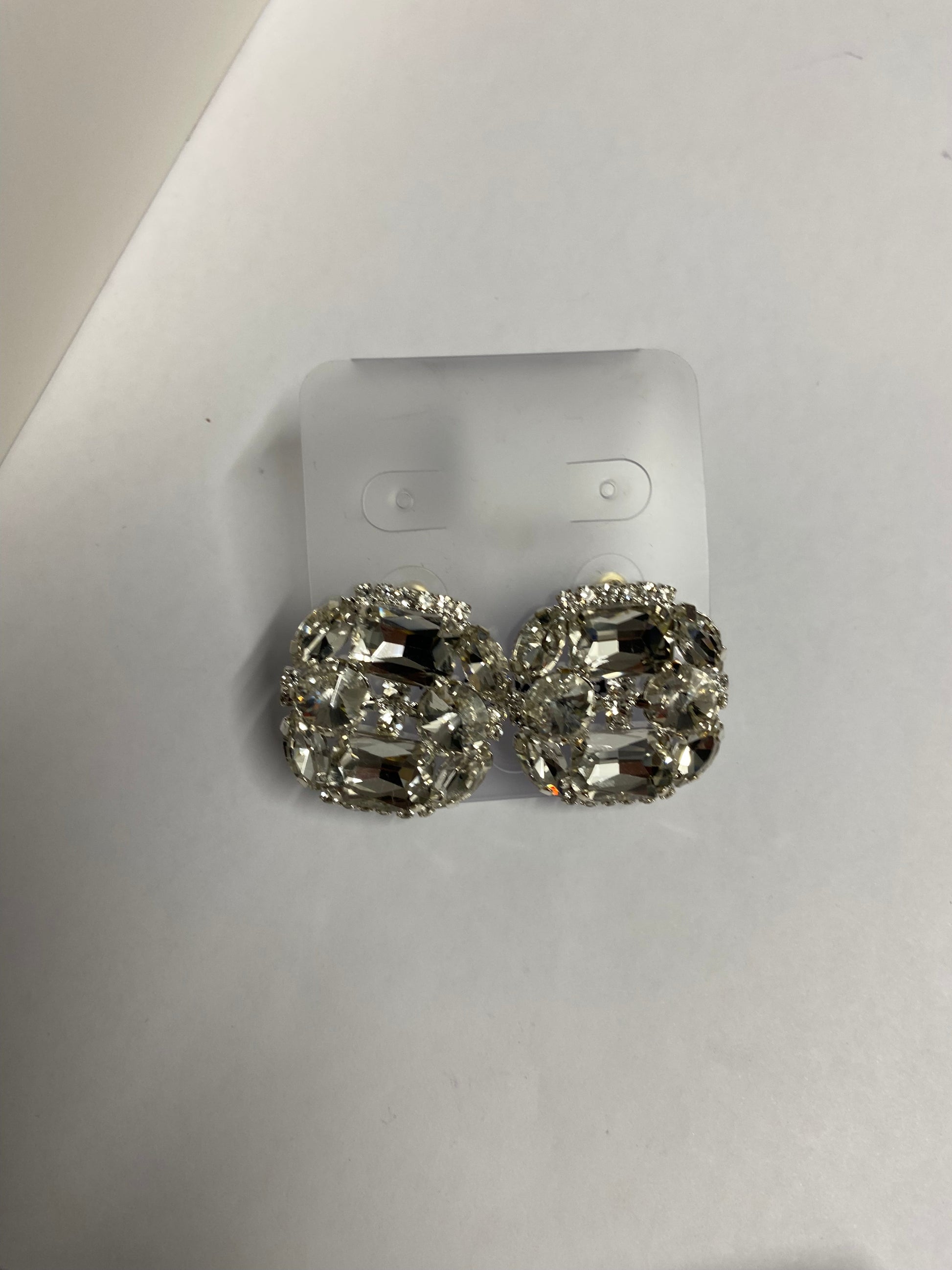 Chunky Diamond Earrings-Fi&Co Boutique