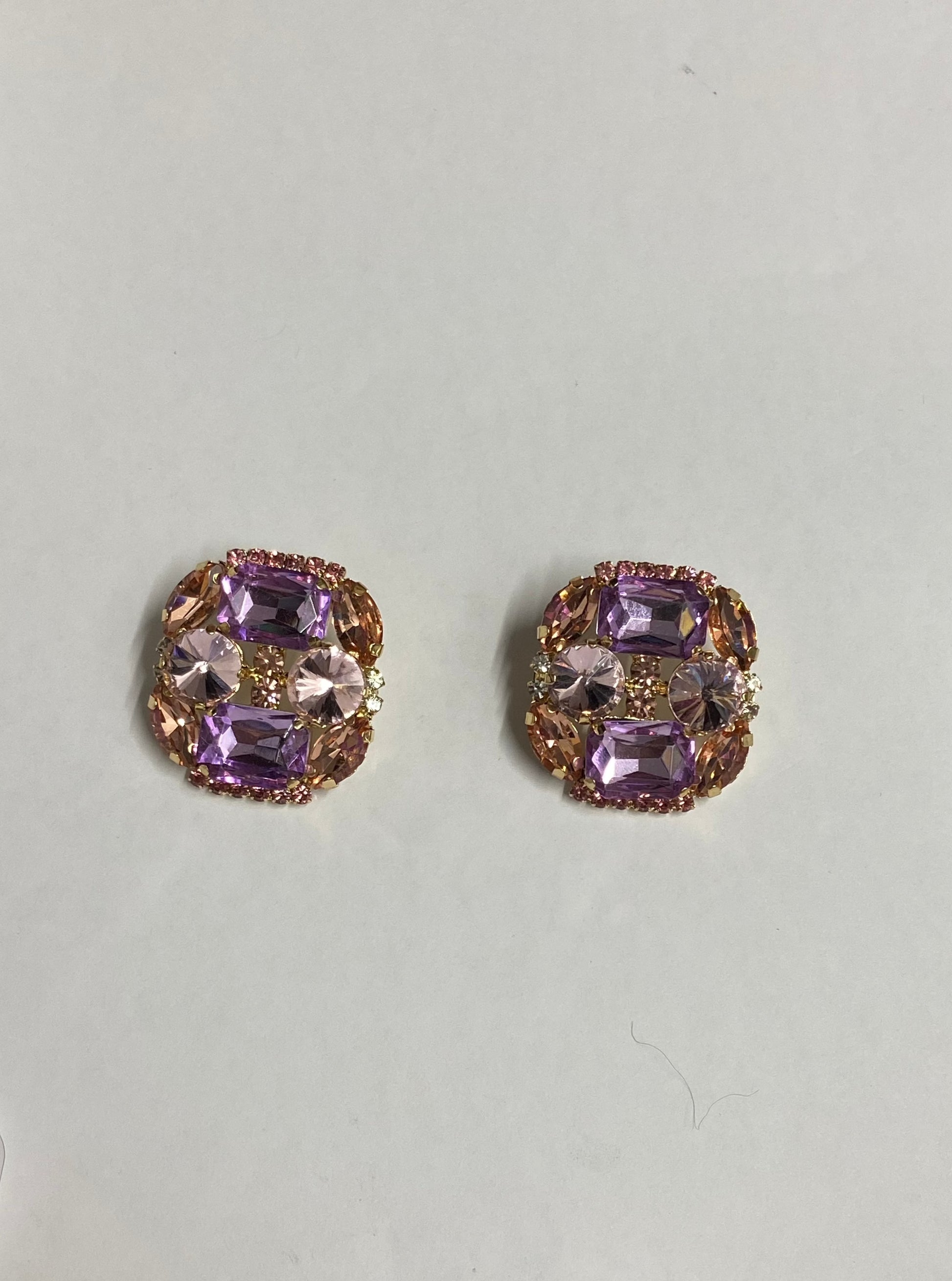 Chunky Diamond Earrings-Fi&Co Boutique