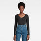 G-Star Raw Black Base Long Sleeve Top-XS-Fi&Co Boutique