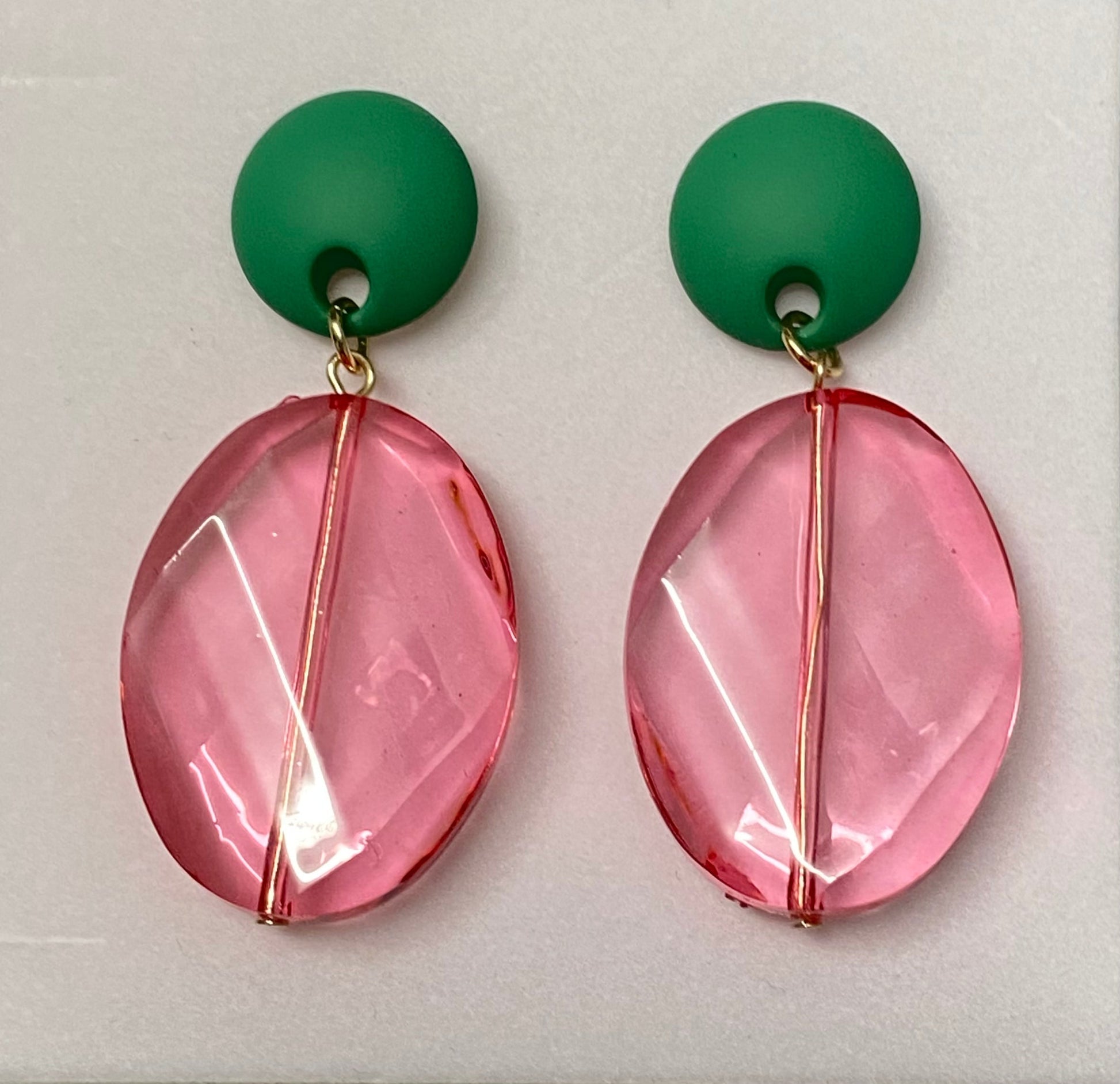 Glass Drop Earrings-Fi&Co Boutique