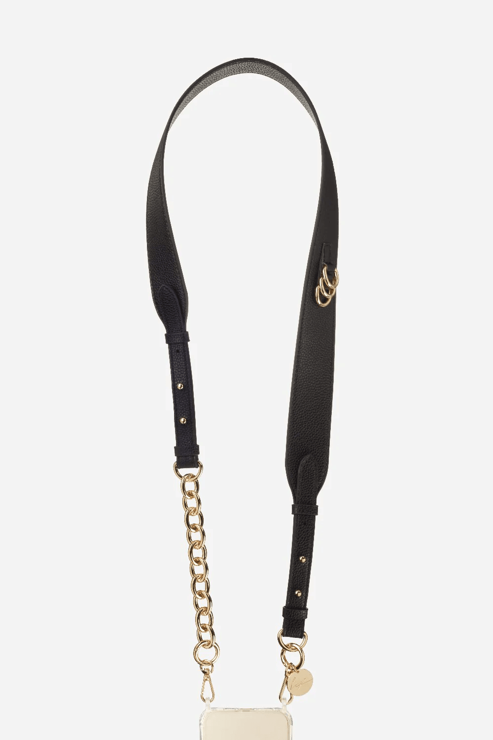 Lara Long Leather Phone Chain