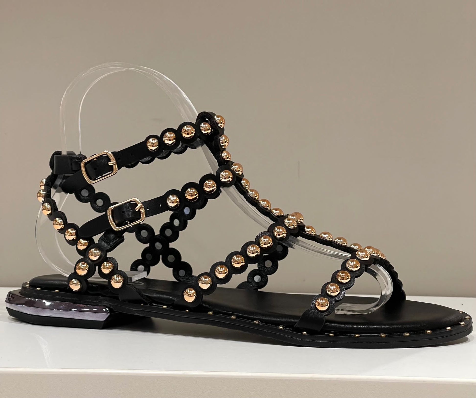 Maya Studded Gladiator Sandal-36-Fi&Co Boutique