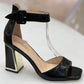 Melina Orange Shimmer Heel Sandals-36-Fi&Co Boutique