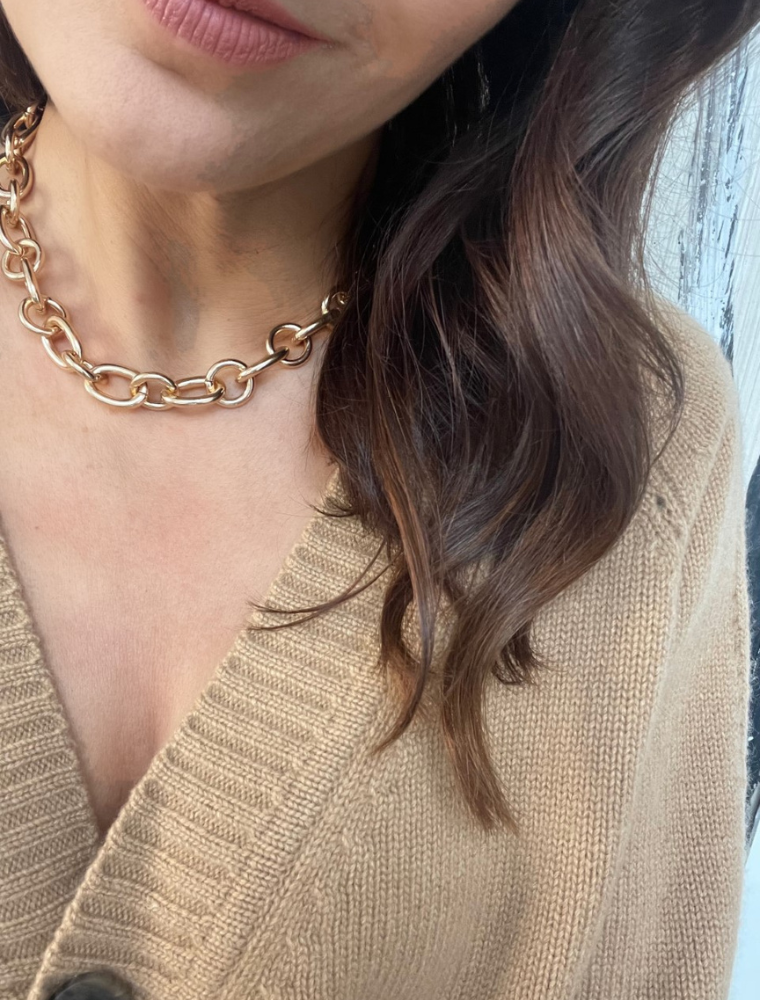 Olia Pixie Chunky Short Necklace-Fi&Co Boutique