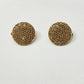 Round Gold Clip On Earrings-Fi&Co Boutique