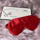 Silk Eye Mask Red-Fi&Co Boutique