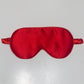 Silk Eye Mask Red