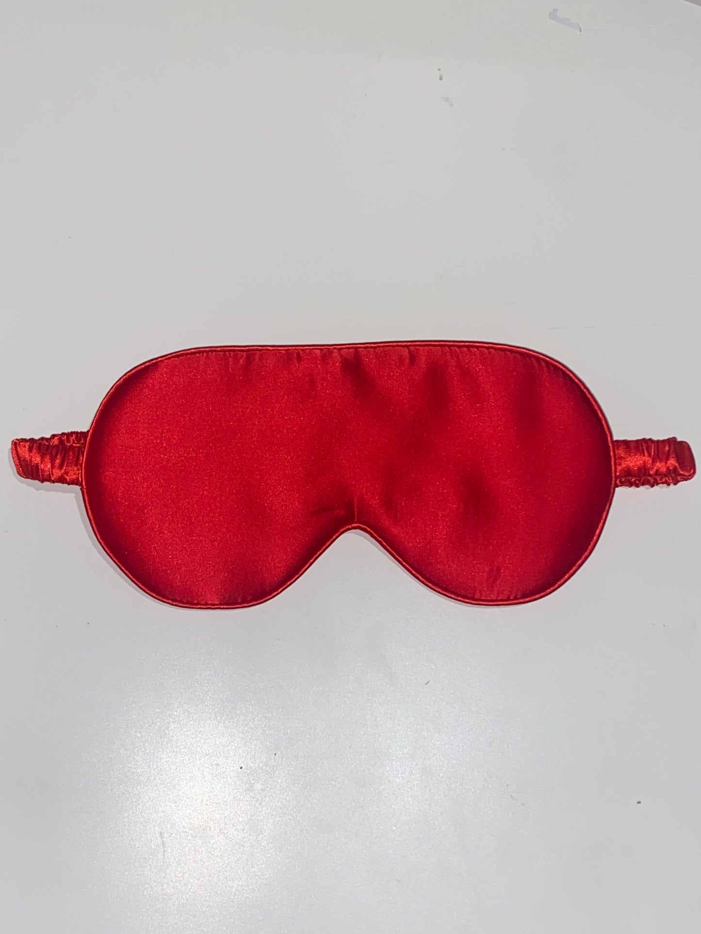 Silk Eye Mask Red