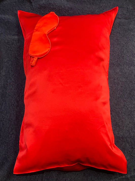 Silk Pillow Case Red 22MM