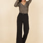 Veronika Sparkle V-Neck Long Sleeve Top-One Size-Fi&Co Boutique