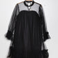 Whitney Polka Dot Black Dress-S-Fi&Co Boutique