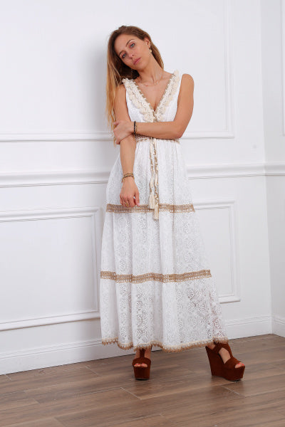 Aoife Dress-White-Fi&Co Boutique