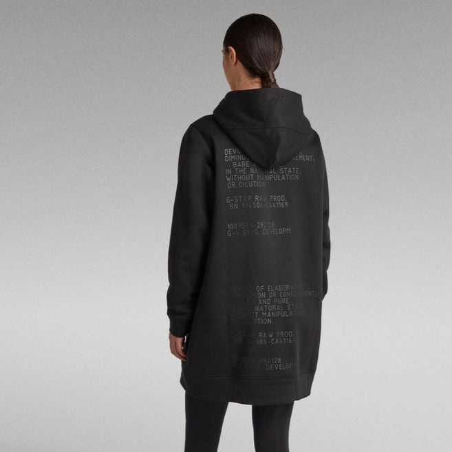 G-Star BACK TEXT HOODED DRESS-Fi&Co Boutique