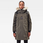 G-Star Raw Tech Padded Hooded Faux Fur Long Jacket-Asfalt-Fi&Co Boutique