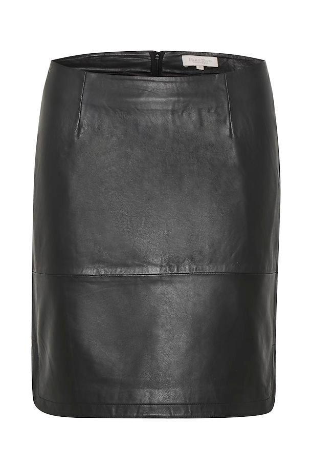 Part Two Ursanas leather Skirt-Black-Fi&Co Boutique
