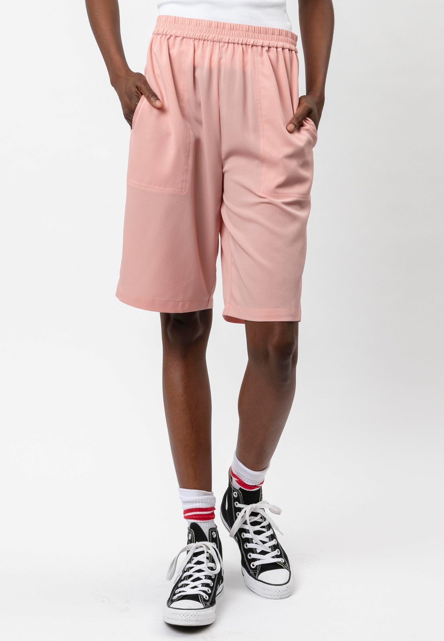 Religion Sheen Shorts-Blossom Pink-Fi&Co Boutique